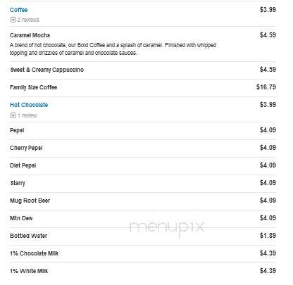 Bob Evans Restaurant - Saint Clairsville, OH menu_pic