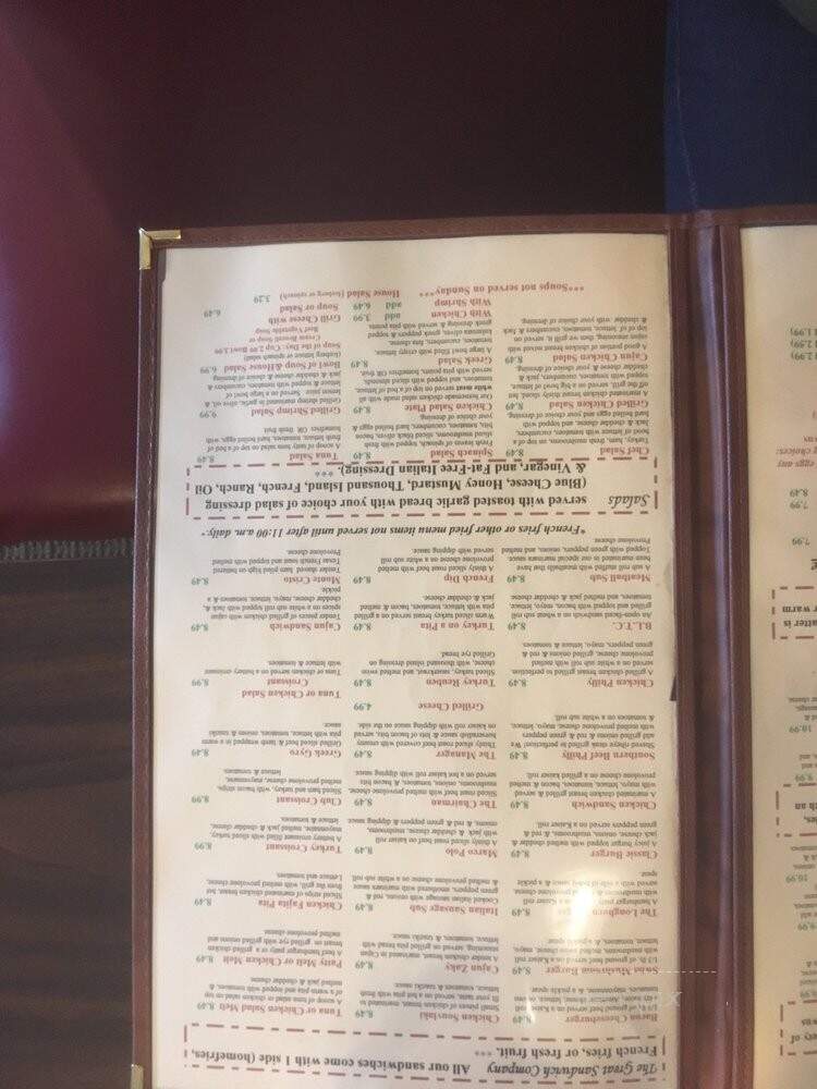 Silver Spoon - Durham, NC menu_pic