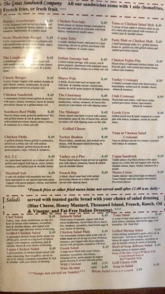 Silver Spoon - Durham, NC menu_pic