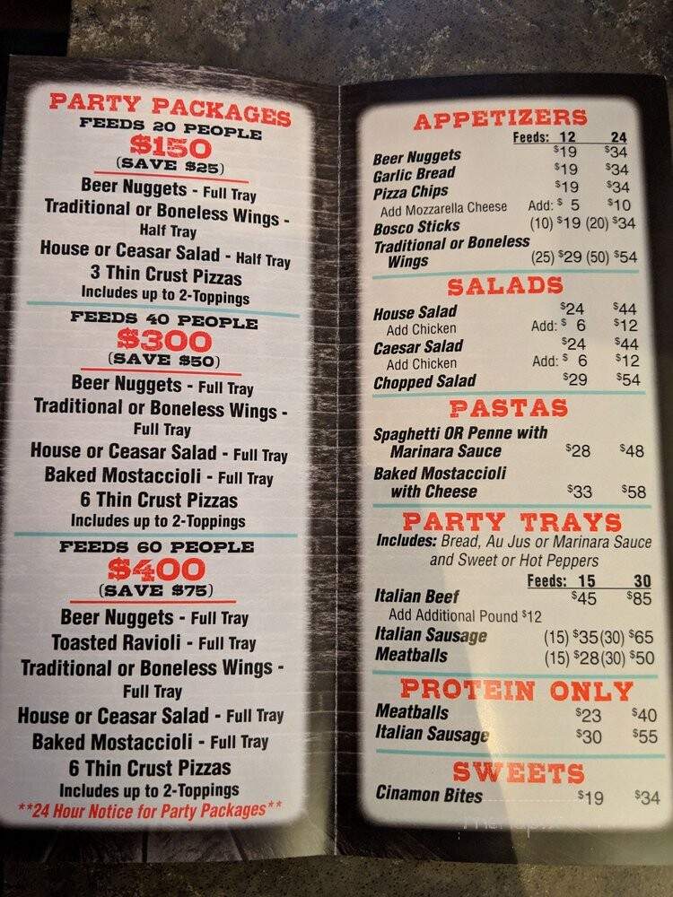 Buddy'z Pizzeria - Mchenry, IL menu_pic