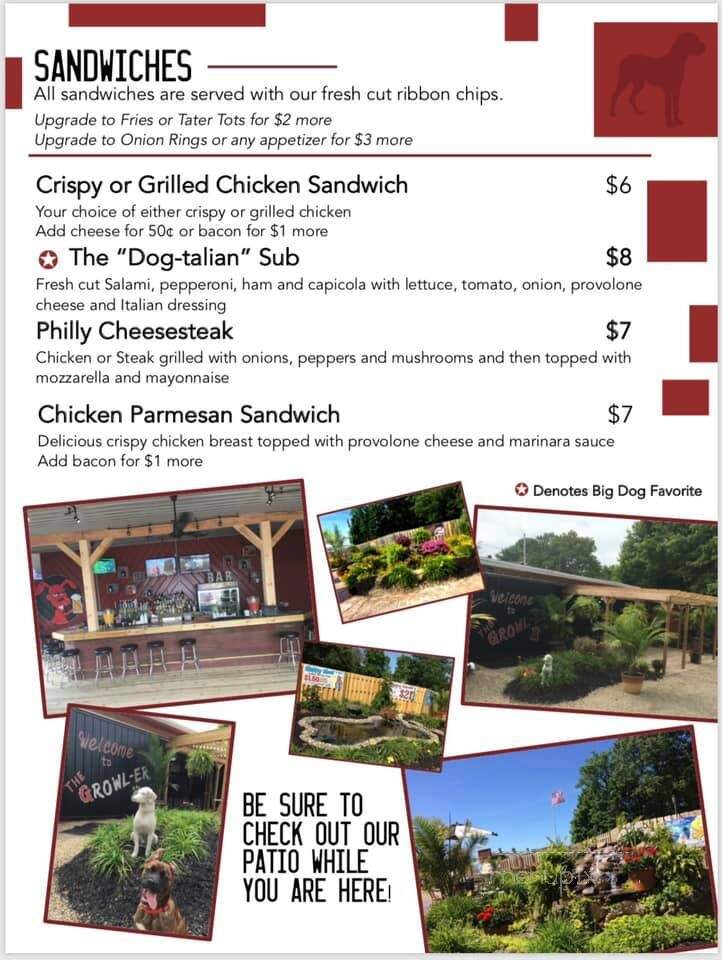 Big Dog Saloon - Ravenna, OH menu_pic