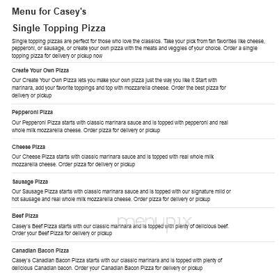 Caseys Carry Out Pizza - Maquoketa, IA