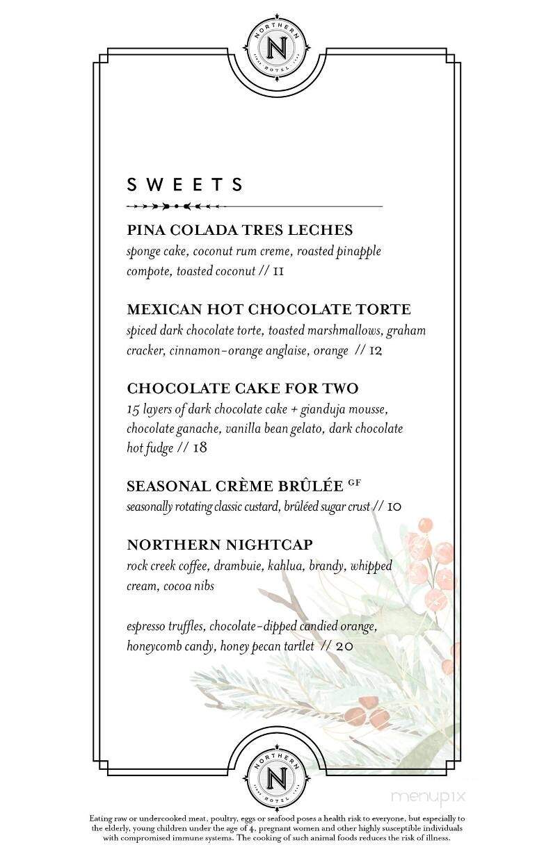 Ten - Billings, MT menu_pic