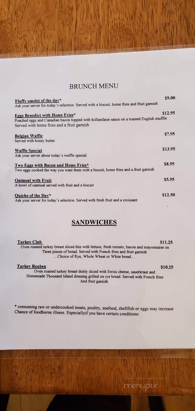 Bella's Junction Cafe - Scaly Mountain, NC menu_pic