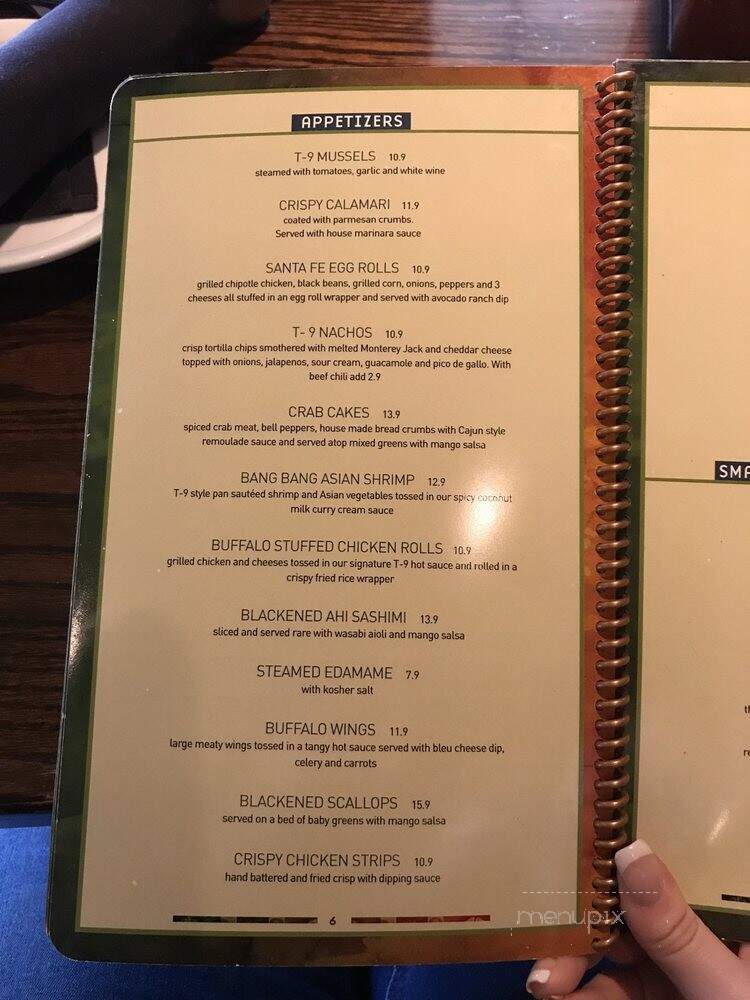 Table 9 - Cortlandt Manor, NY menu_pic