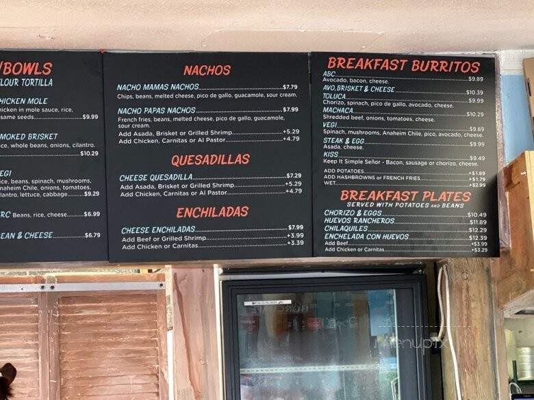 Hole Mole - Tustin, CA menu_pic