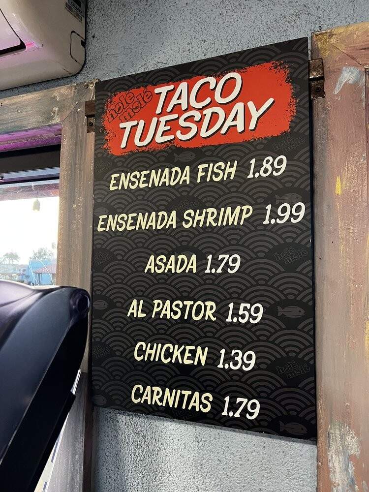 Hole Mole - Tustin, CA menu_pic