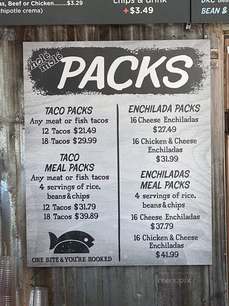 Hole Mole - Tustin, CA menu_pic