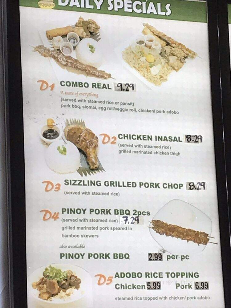 Real Sarap - Tallahassee, FL menu_pic