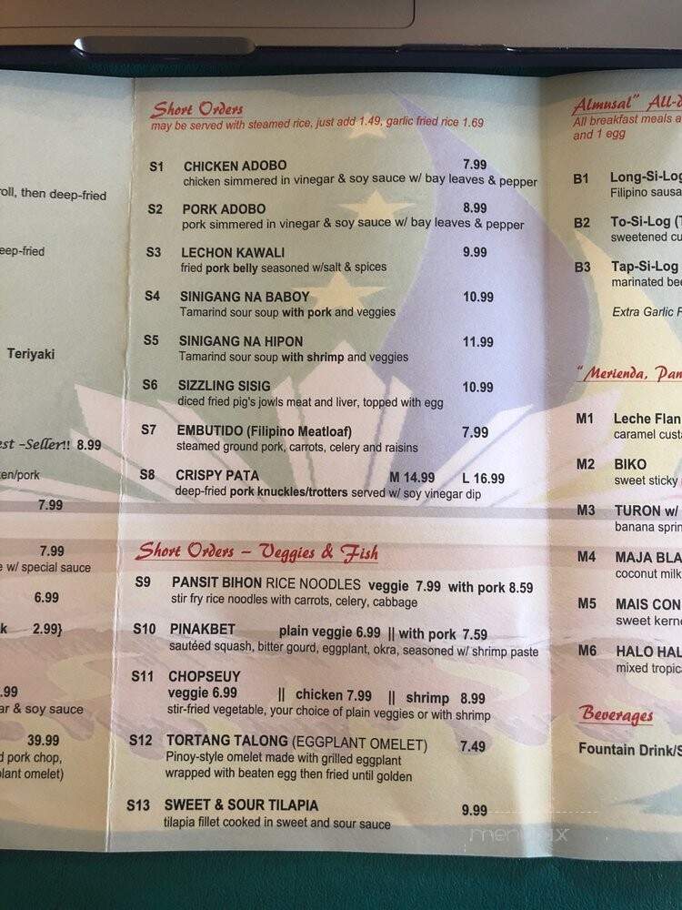 Real Sarap - Tallahassee, FL menu_pic