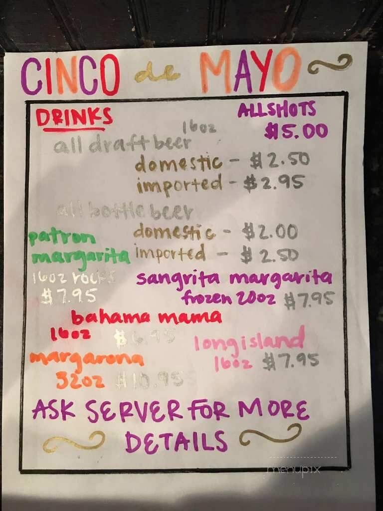 Gabino's Mexican Grill - Locust Grove, GA menu_pic