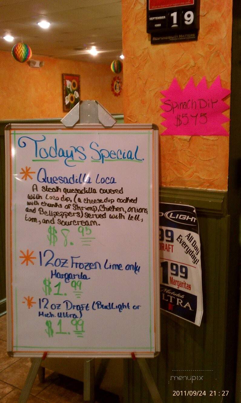 Gabino's Mexican Grill - Locust Grove, GA menu_pic