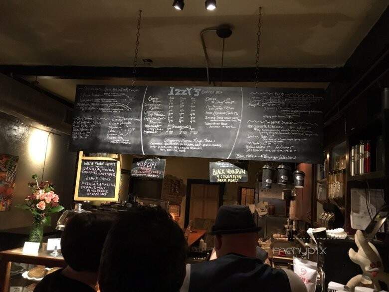 Izzy's Coffee Den - Asheville, NC menu_pic