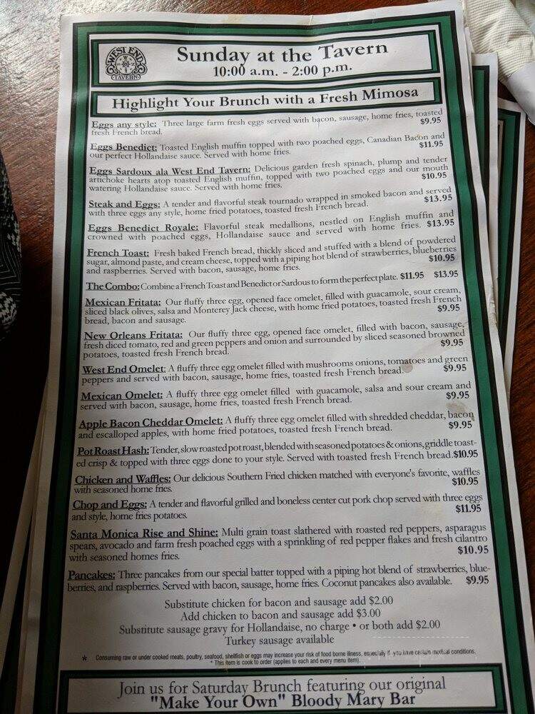 West End Tavern - Lakewood, OH