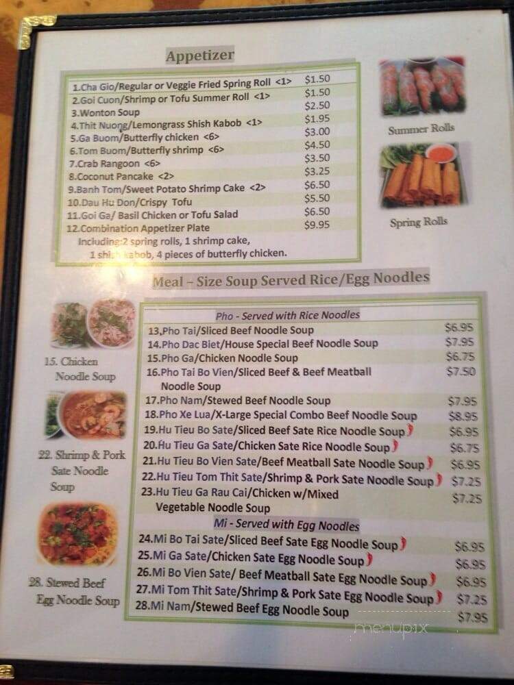 Pho Mi Vietnamese Restaurant - Dayton, OH menu_pic