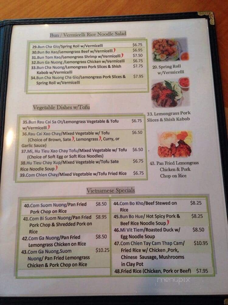 Pho Mi Vietnamese Restaurant - Dayton, OH menu_pic