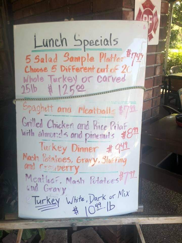 Bread & Butter Gourmet Deli - Tarpon Springs, FL menu_pic