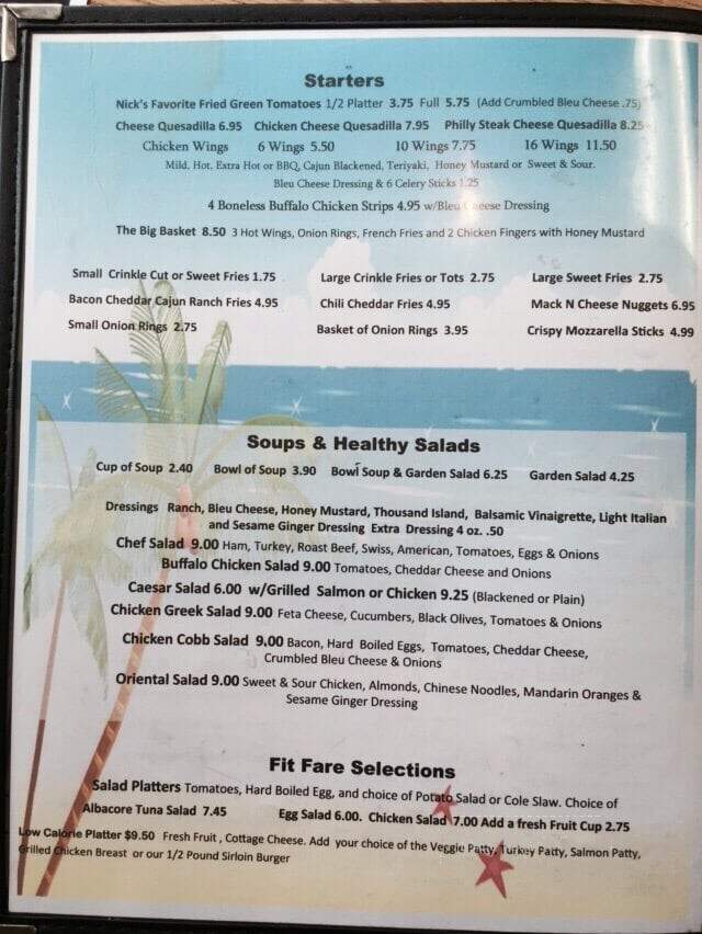 Courtyard Cafe - Wilton Manors, FL menu_pic