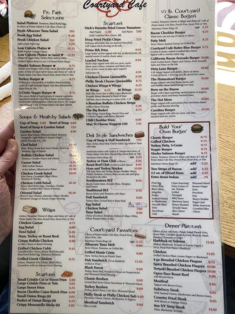 Courtyard Cafe - Wilton Manors, FL menu_pic