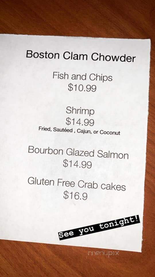 Parrot Cove - Troy, MI menu_pic