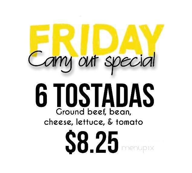 Pancho's Mexican Restaurant - Lincoln Park, MI menu_pic