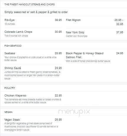 Kiepersol Restaurant - Tyler, TX menu_pic