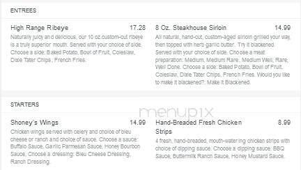 Shoney's - Richmond, VA menu_pic