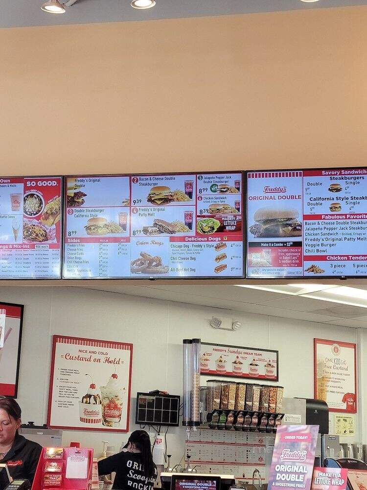 Freddy's Frozen Custard & Steakburgers - Morristown, TN menu_pic