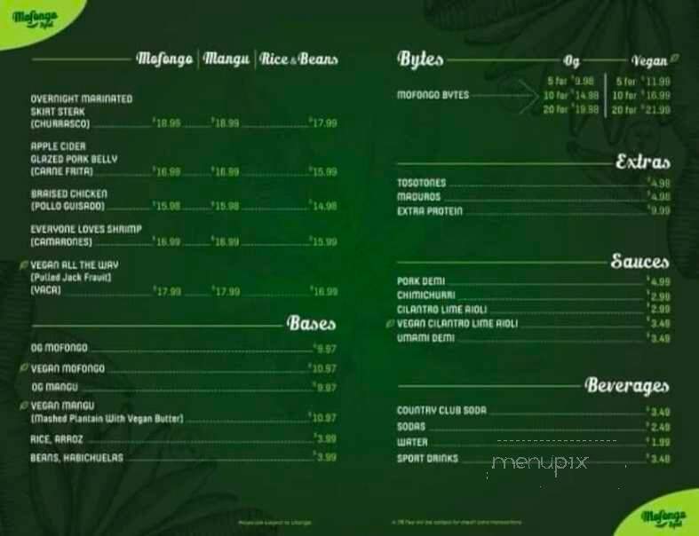 Oil Well Craft Beer - Ave Maria, FL menu_pic