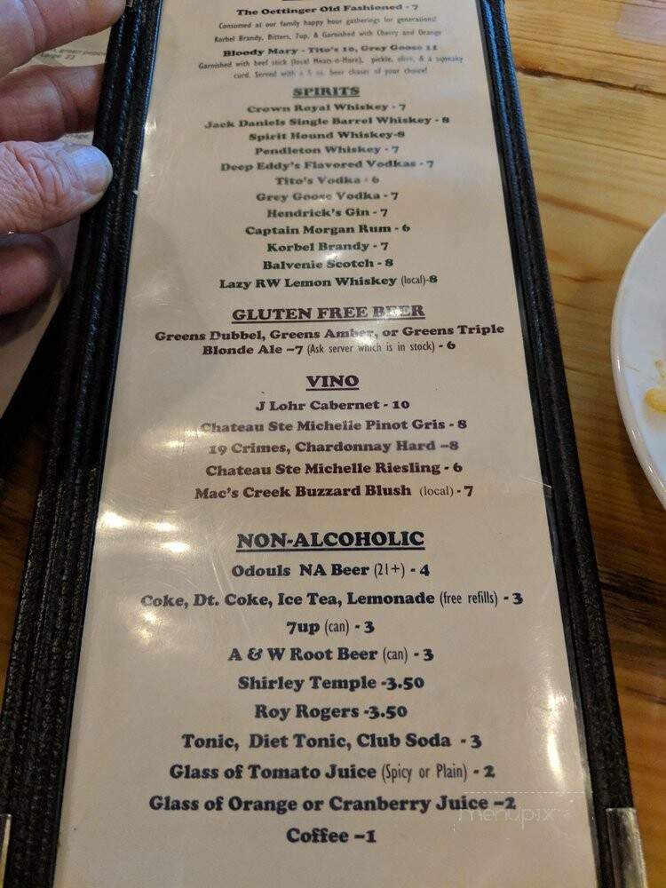 Pals Brewing Company - North Platte, NE menu_pic