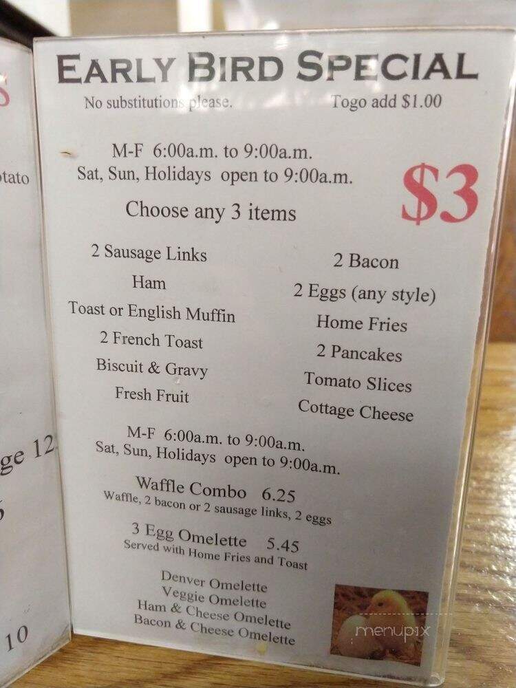 Cornerstone Cafe & Bar - West Sacramento, CA menu_pic