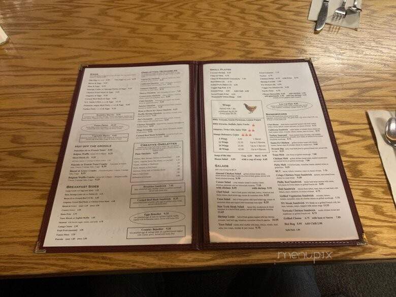 Cornerstone Cafe & Bar - West Sacramento, CA menu_pic