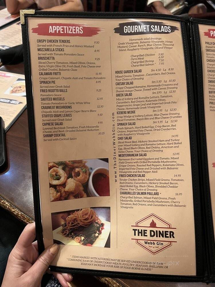 The Diner at Webb Gin - Snellville, GA menu_pic