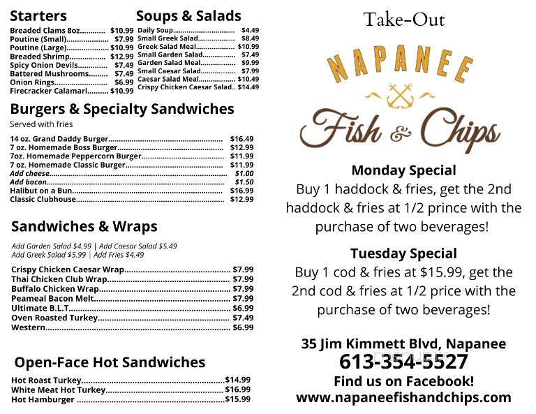 Napanee Fish And Chips - Napanee, ON