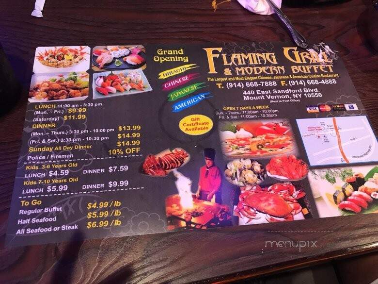 Flaming Grill & Modern Buffet - Mount Vernon, NY