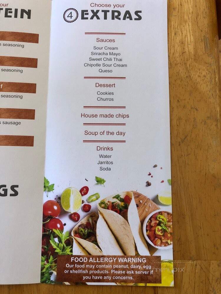 Union Burrito - Riverside, RI menu_pic