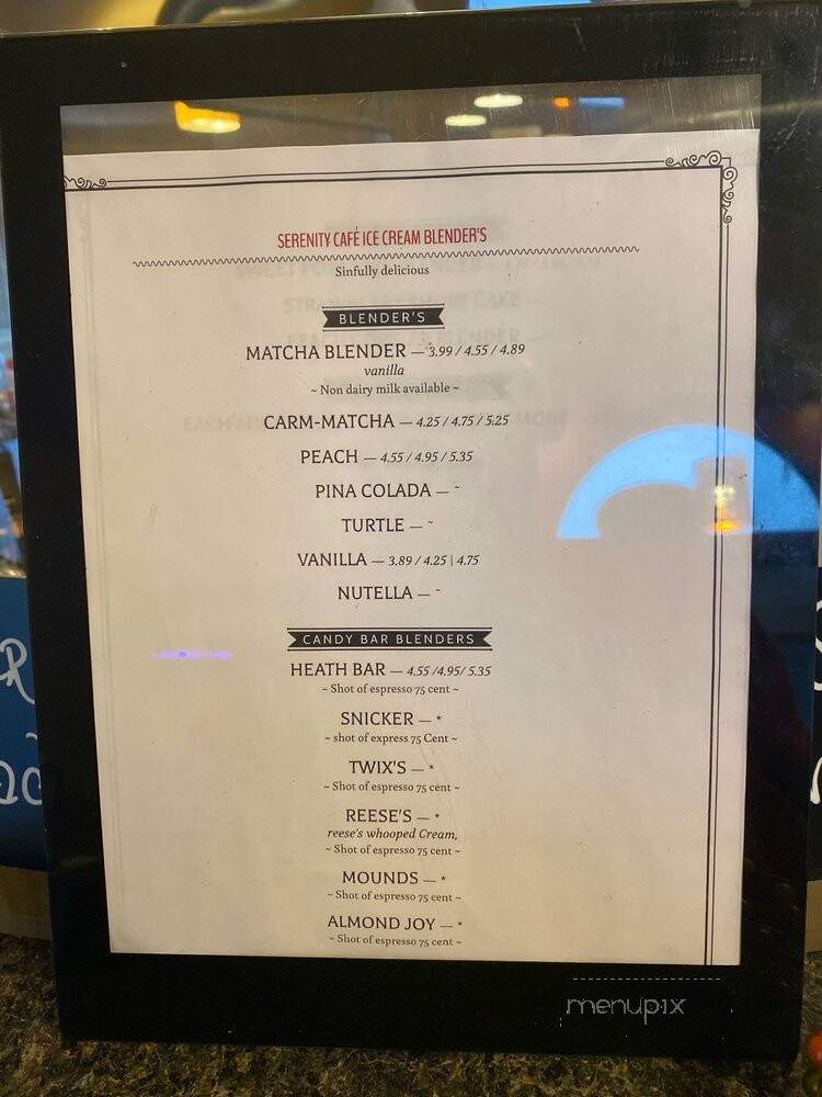 Serenity Cafe - Raytown, MO menu_pic