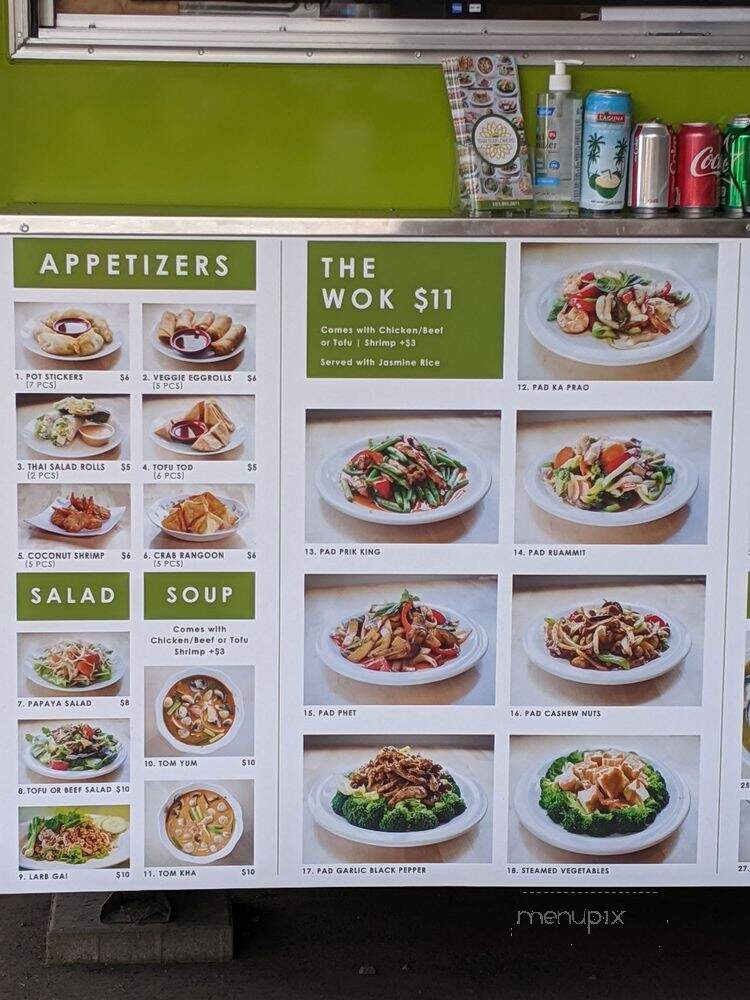 Thai Sunflowers - Happy Valley, OR menu_pic