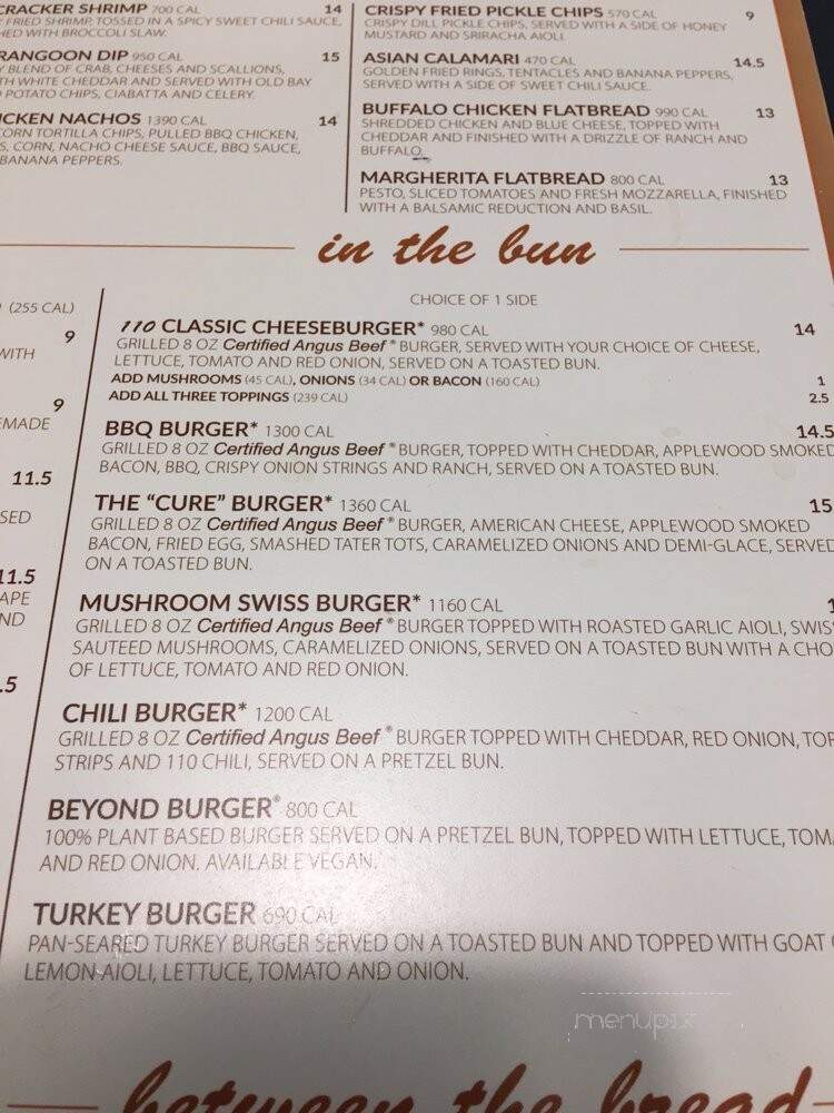 110 Grill - Poughkeepsie, NY menu_pic