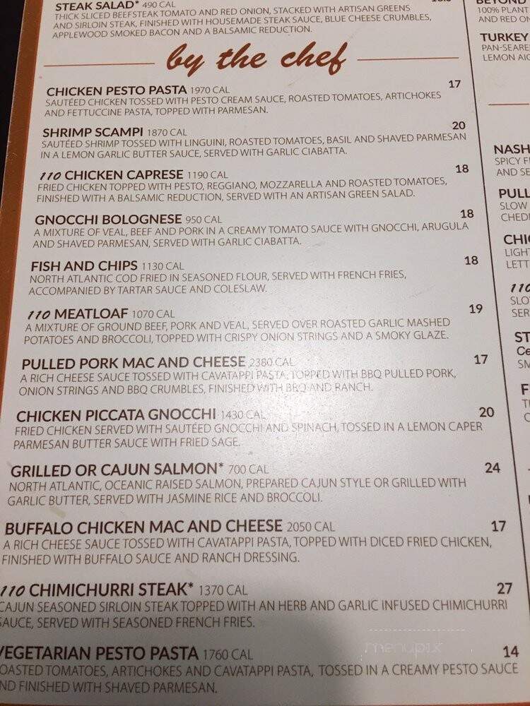 110 Grill - Poughkeepsie, NY menu_pic