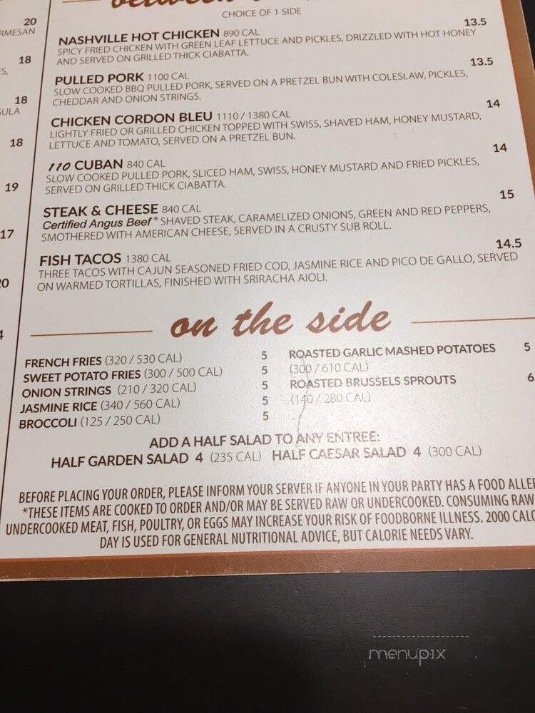 110 Grill - Poughkeepsie, NY menu_pic