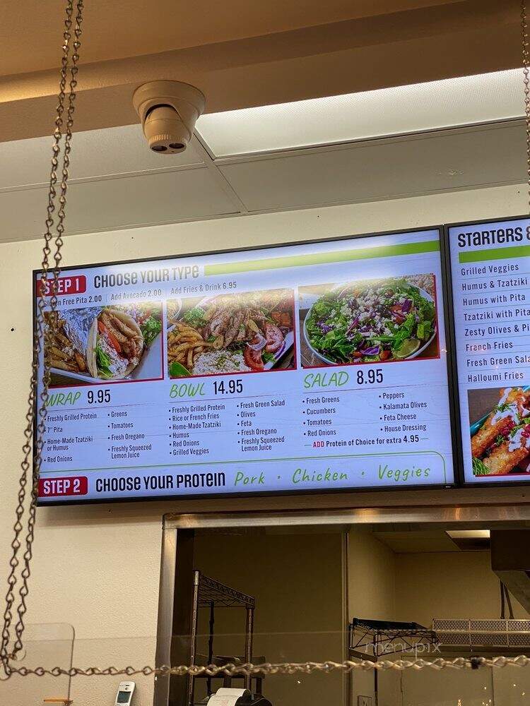 Zesty Olives Mediterranean Grill - Lake Forest, CA menu_pic