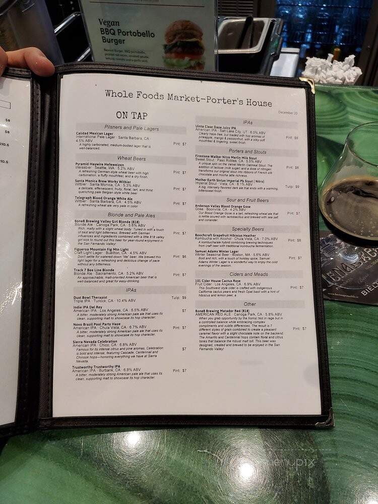 Porter's House - Porter Ranch, CA menu_pic