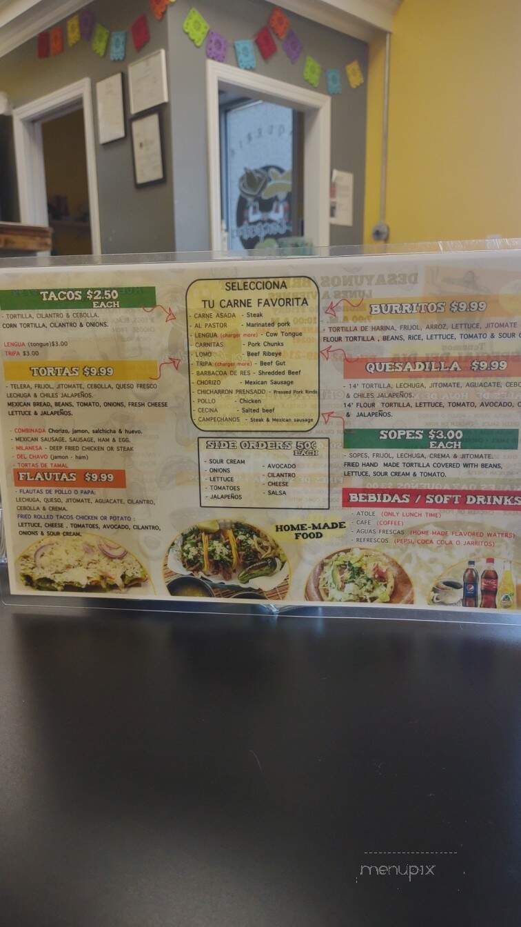 Taqueria Los Compadres - Louisville, KY menu_pic