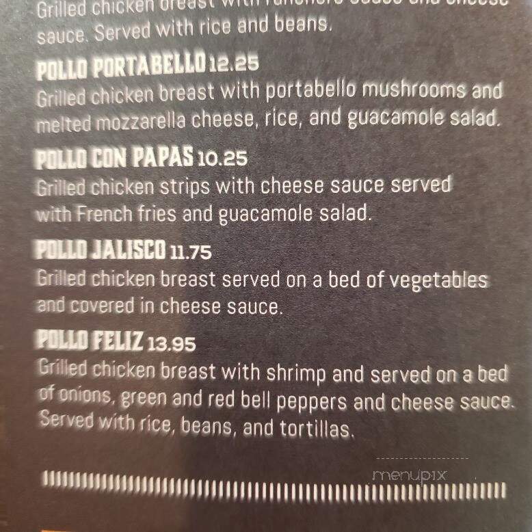 El Jarochito - Bonne Terre, MO menu_pic