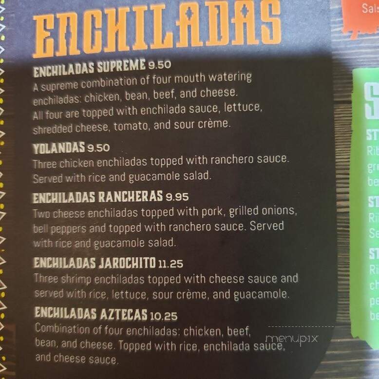 El Jarochito - Bonne Terre, MO menu_pic