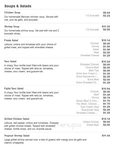 Mi Casita Mexican Restaurant - Roseboro, NC menu_pic