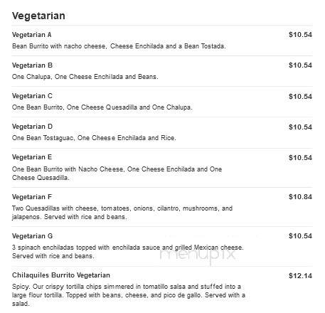 Mi Casita Mexican Restaurant - Roseboro, NC menu_pic