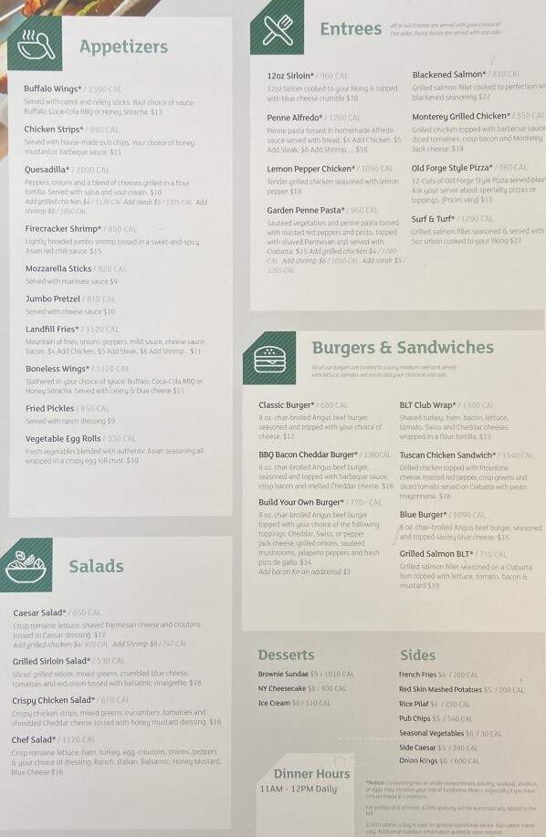 The Bistro - Dunmore, PA menu_pic