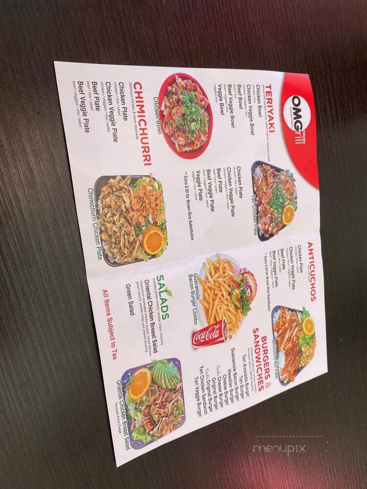 OMGrill - Van Nuys, CA menu_pic